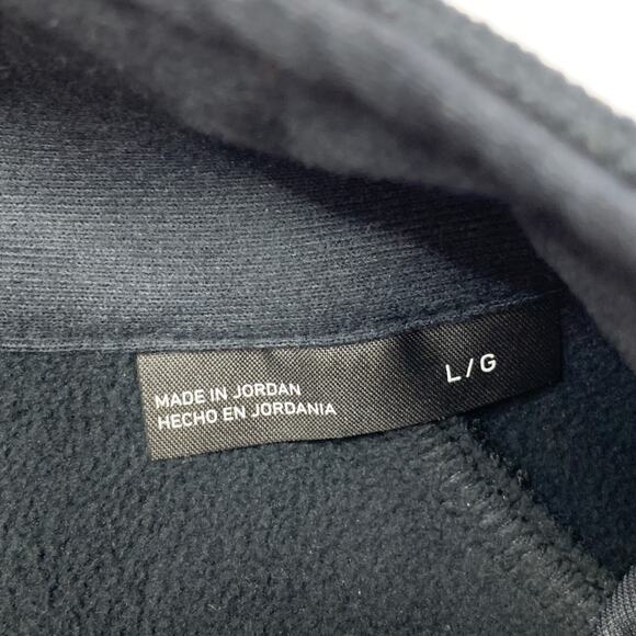 Spyder Jacket Mens Large Charcoal Black Gait Half Zip Raglan Sleeve Fleece Lined - Picture 5 of 12